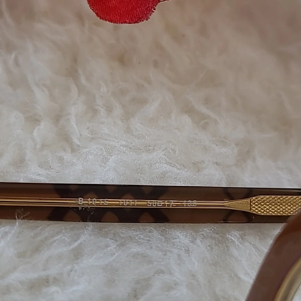 Vintage Burberry Frames Prescription eyeglasses B 1015 1011 preowned Gold Brown